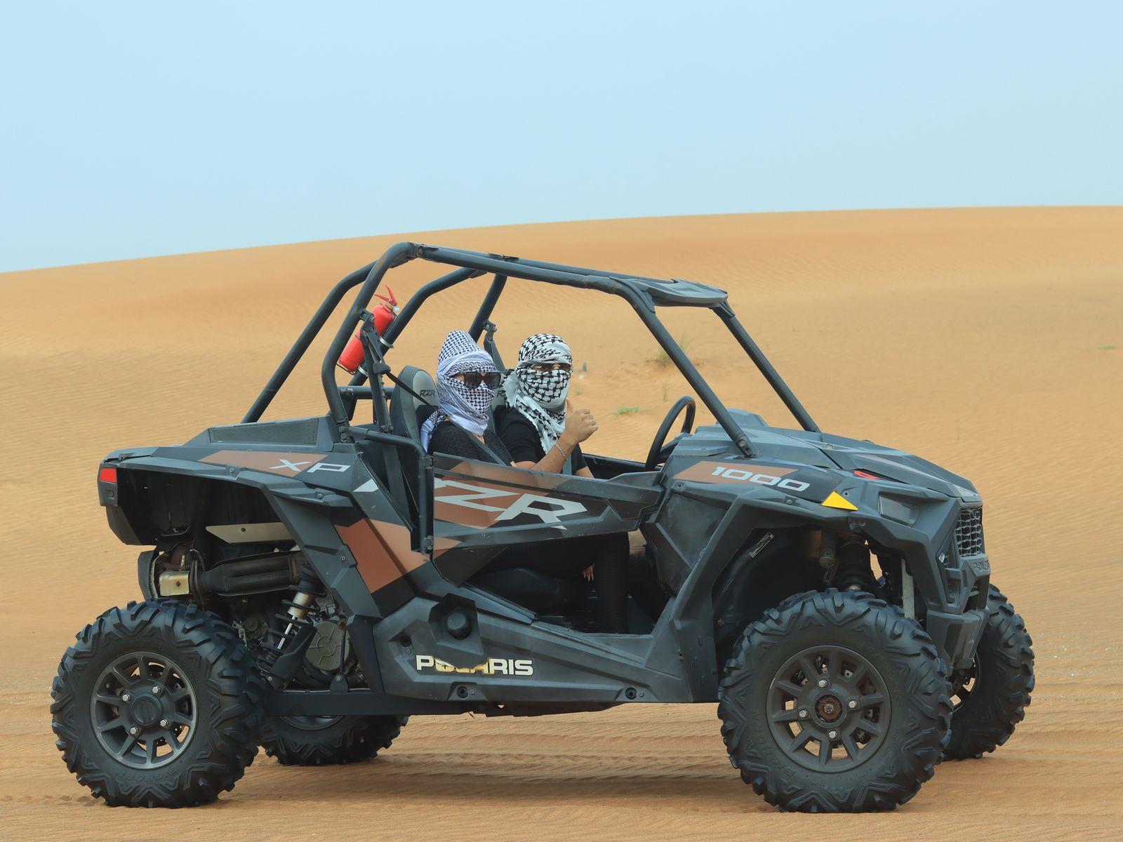 Dune buggy on the Dubai desert safari